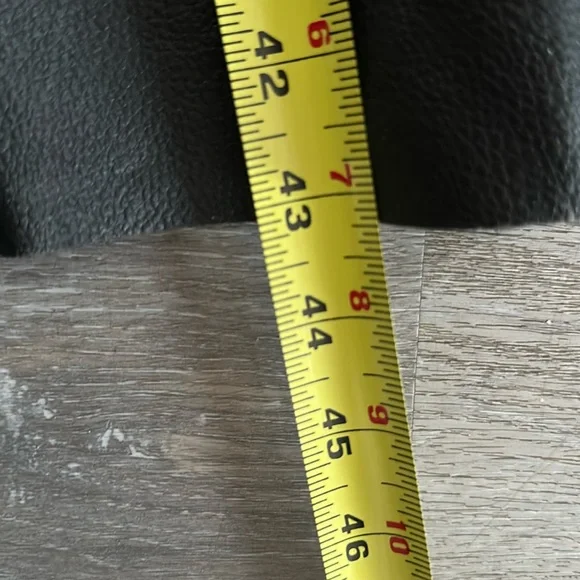 Men’s Diamond Plate Black Leather Motorcycle Chaps, Size Extra Large. - Picture 14 of 16